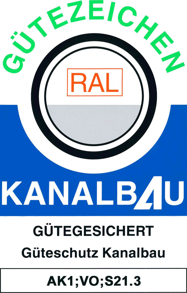 Güteschutz Kanalbau - AK1, VO, S21.3